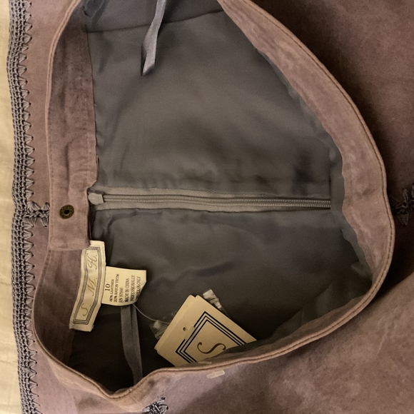 BRAND NEW WOMENS S.M.H 80’s HIGH WAISTED KINDS PENCILED GRAY SKIRT. SIZE-10 - Picture 11 of 15